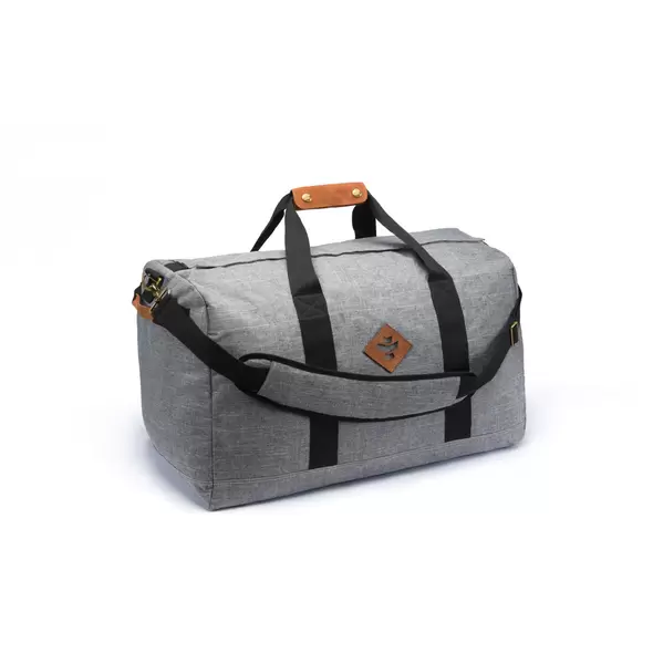 Revelry Supply The Around-Towner Medium Duffle, Crosshatch Grey