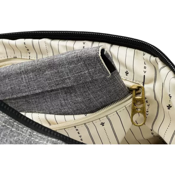Revelry Supply The Around-Towner Medium Duffle, Striped Black