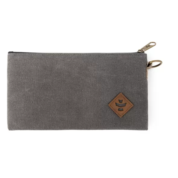 Revelry Supply The Broker Zippered Money Bag, Ash
