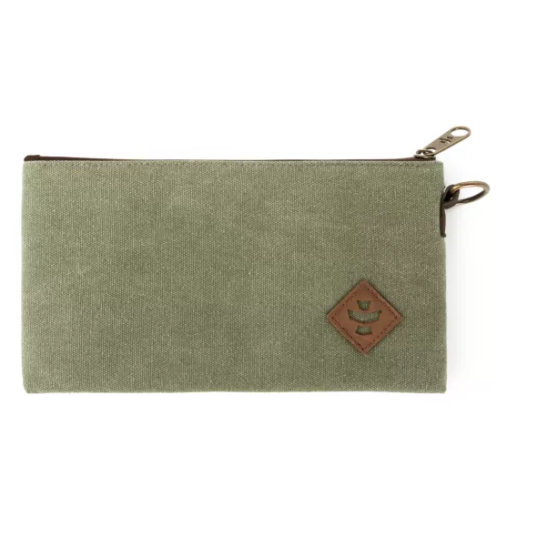 Revelry Supply The Broker Zippered Money Bag, Sage