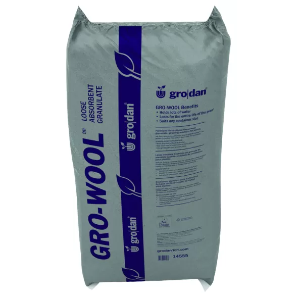 Grodan Gro-Wool Medium Water Absorbent Granulate Rockwool, 3.5 cu ft