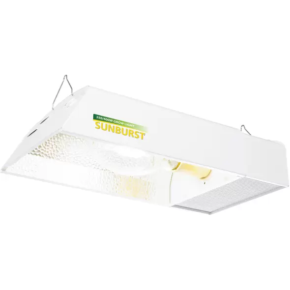 Sunburst Convertible HPS/MH Fixture w/Digital Ballast, 250W/400W (No Lamp)