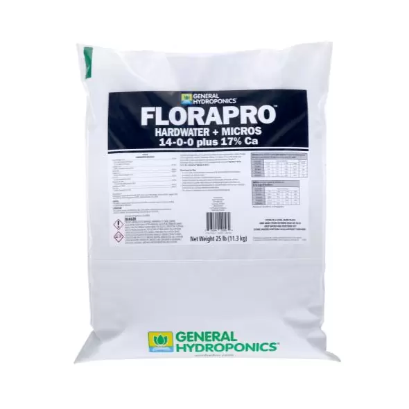 General Hydroponics FloraPro Hardwater + Micros Soluble 25 lb bag (80/Plt)