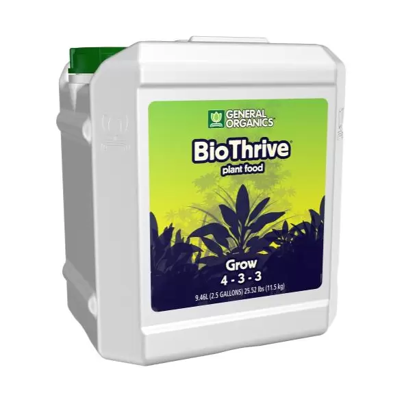 GH General Organics BioThrive Grow 2.5 Gallon (2/Cs)
