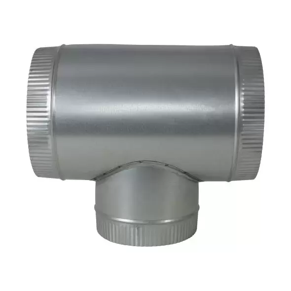 Ideal-Air Galvanized Tee Branch 10 in x 10 in x 8 in (6/Cs)