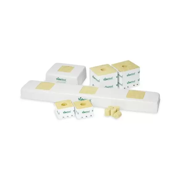 VIDAWOOL HCSLAB 1HOLE-9.5”x8”x4”(18/BND)