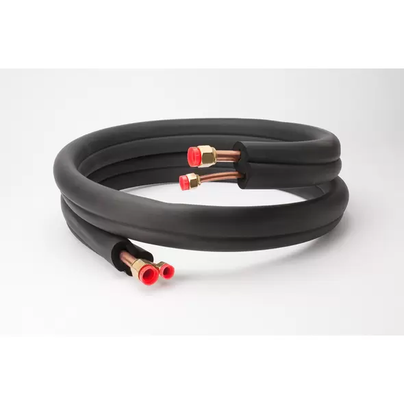 GREE Mini-Split Line Set 1/4"x5/8"x25 ft, 14-4 AWG Wire & Insulation