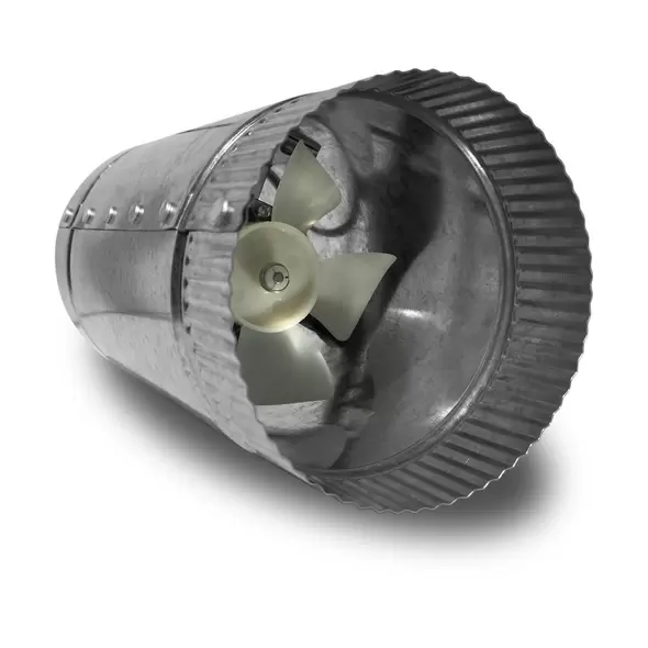 Vortex Powerfan VTA In-line tube axial 4'', 115V/1PH/60Hz, 66 CFM