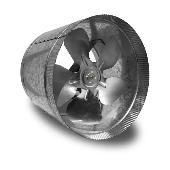 Vortex Powerfan VTA In-line tube axial 10'', 115V/1PH/60Hz, 411 CFM