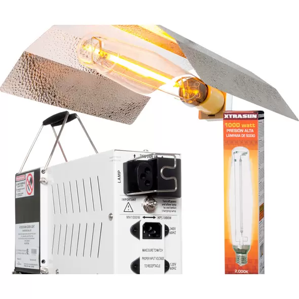 Xtrasun HPS Lighting System, 1000W, Convertible, 120V/240V