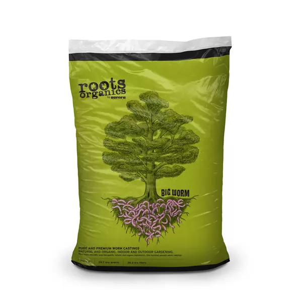 Roots Organics Big Worm, Worm Castings, 1 cu ft