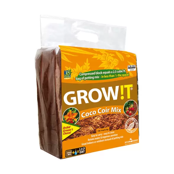 GROW!T Coco Coir Mix, Block