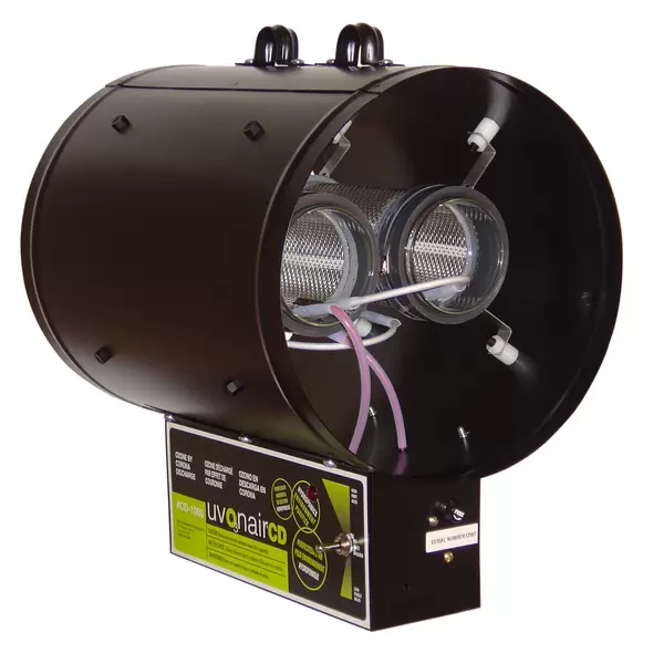 CD-In-Line Duct Ozonator Corona Discharge w/2 cells, 10"