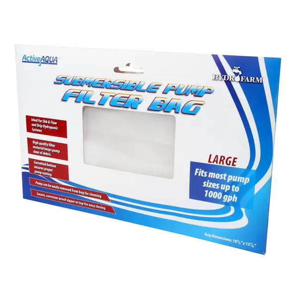 Active Aqua Submersible Pump Filter Bag, 10.5" x 13.125"