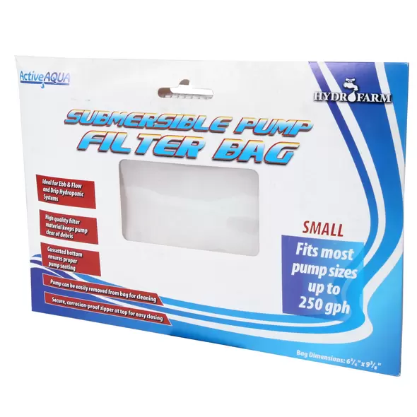 Active Aqua Submersible Pump Filter Bag, 6.75" x 9.375"