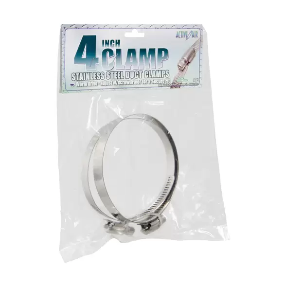 Stainless Steel Duct Clamps, 4&quot;