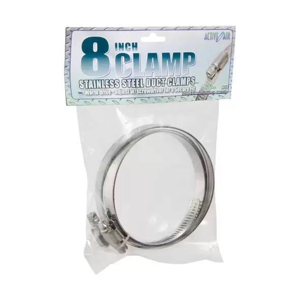 Stainless Steel Duct Clamps, 8&quot;
