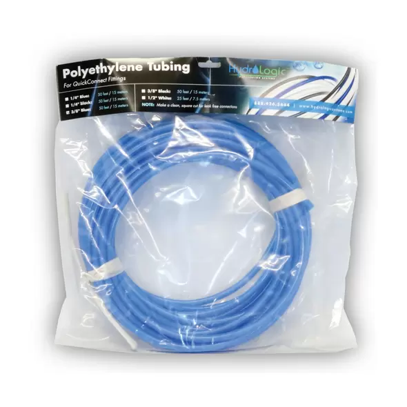 Hydrologic Polyethylene Tubing, 50 feet, Blue, 3/8"