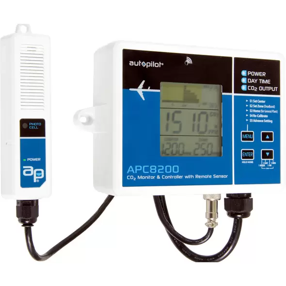 Autopilot CO2 Monitor & Controller w/15' Remote Sensor