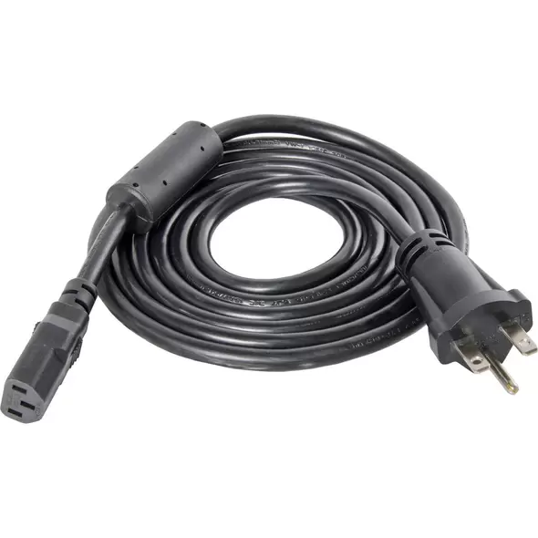 Power Cord For Phantom, Phantom DE, and Xtrasun Ballasts, 8', 240V, w/Ferrite Ring AWG 16/3
