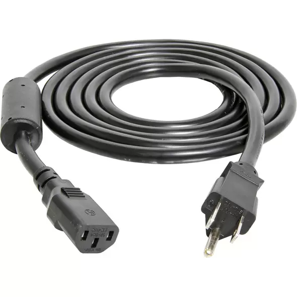 Power Cord For Phantom, Phantom DE, and Xtrasun Ballasts, 8', 120V, w/Ferrite Ring, AWG 14/3
