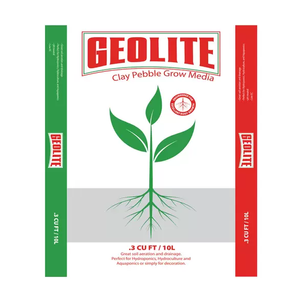GEOLITE Clay Pebble Grow Media, 10 L