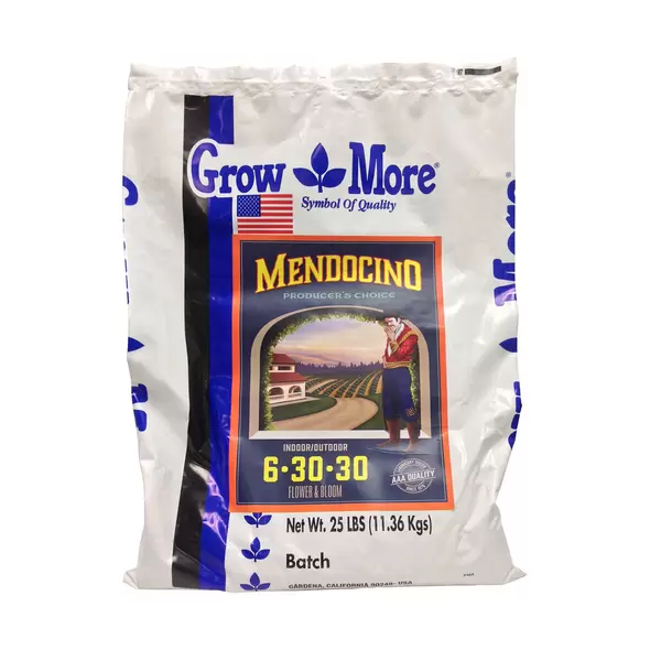 Grow More Mendocino Flower & Bloom 6-30-30, 25 lbs