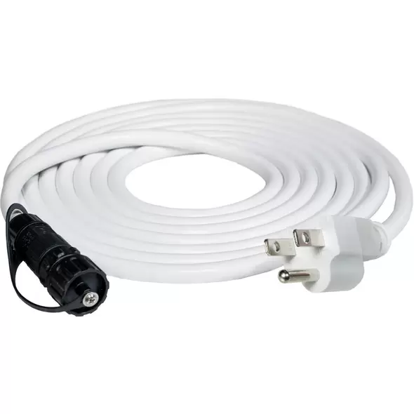 PHOTOBIO VP White Cable Harness, 18AWG, 110-120V, 5-15P, 10'