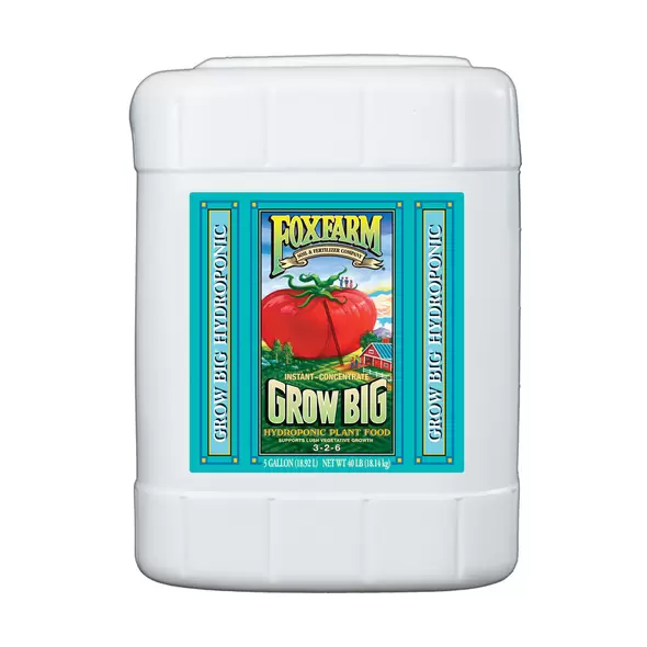 FoxFarm Grow Big Hydro&reg; Liquid Concentrate, 5 gal
