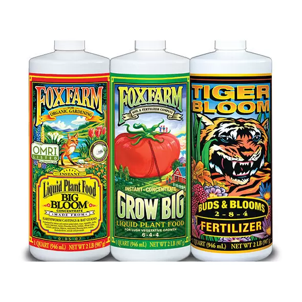 FoxFarm Soil Formula Nutrients Trio, 3 qts
