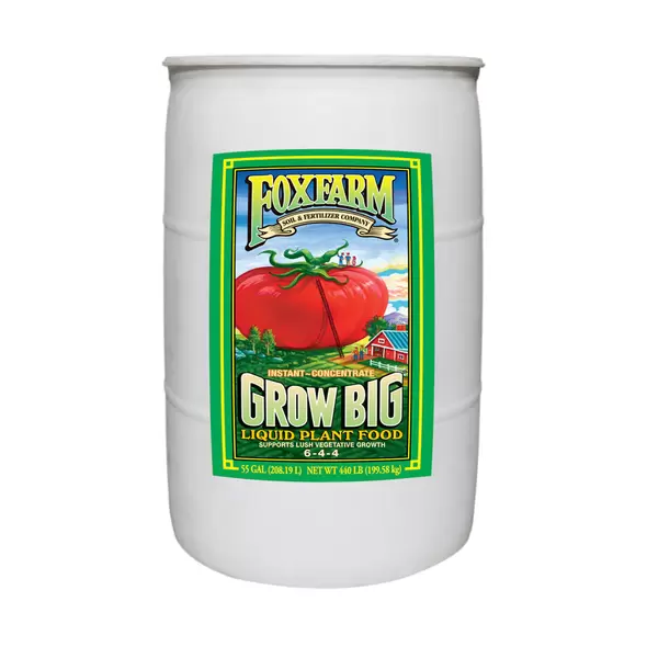 FoxFarm Grow Big&reg; Liquid Concentrate, 55 gal