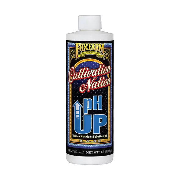 FoxFarm Cultivation Nation&reg; pH UP, 1 pt, case of 12