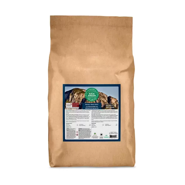 Gaia Green Basalt Rock Dust, 22.68 kg U.S. (NA02)
