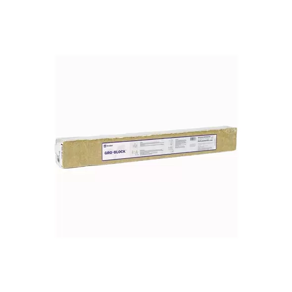 Grodan Gro-Block Improved GR4 - Small 3" (3x3x2.6) No Hole - Shrinkwrap/Strip - Carton (384/Carton)