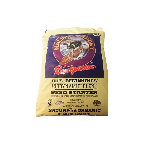 Malibu Compost 12qt Bu's Beginnings Biodynamic Seed Starter