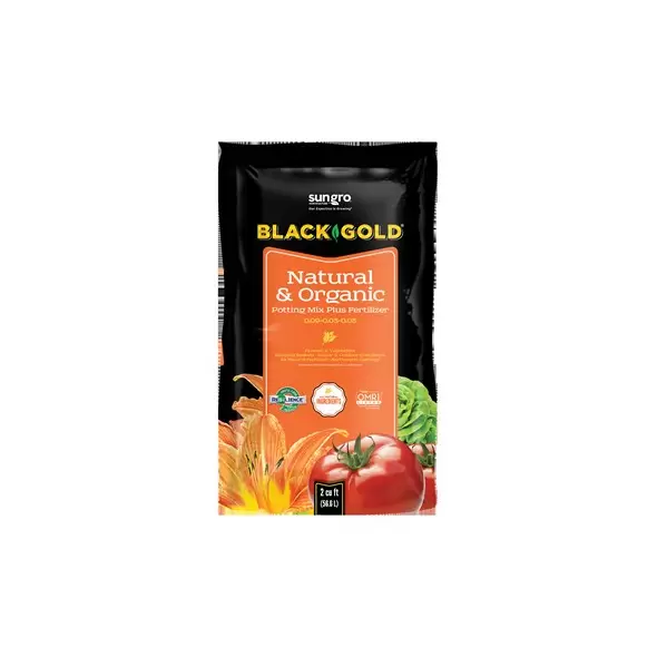 Black Gold Natural & Organic Potting Soil 2cf (40/PL)