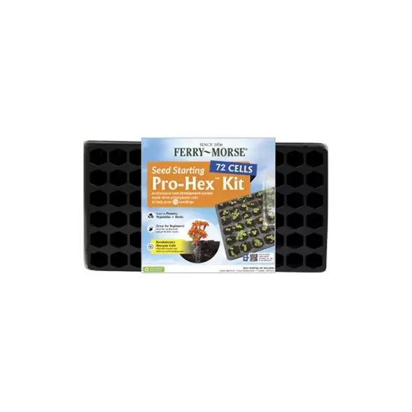 Ferry Morse 72 Cell Tray Hexagon w/ Dome