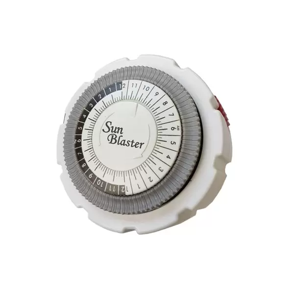 SunBlaster 24Hr Analog Timer Single Outlet 15Amp