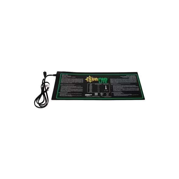 SunPad 8.875"x19.5" Seedling Heat Mat 17 Watt, 6' Power Cord