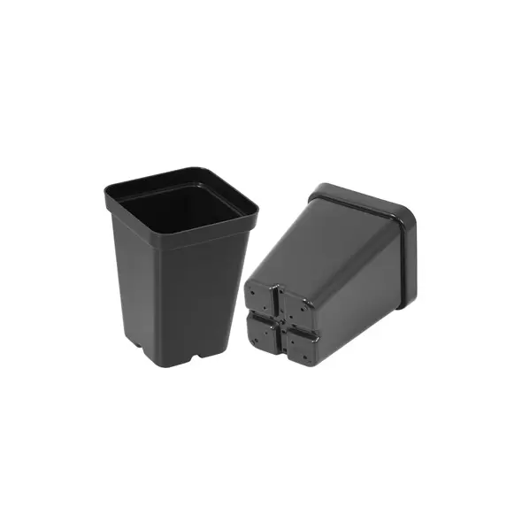 SunPack 2.5" Square Pot, Black
