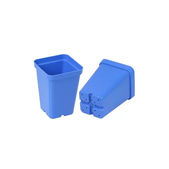 SunPack 2.5" Square Pot, Blue