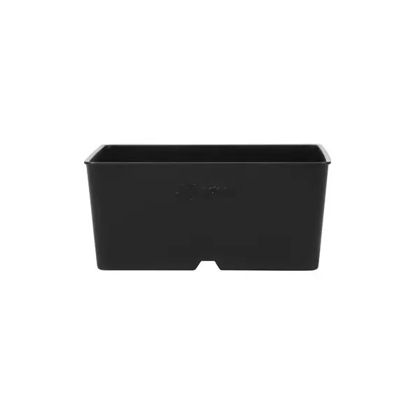 SunPack 5"x5" Heavy Duty Square Pot Black