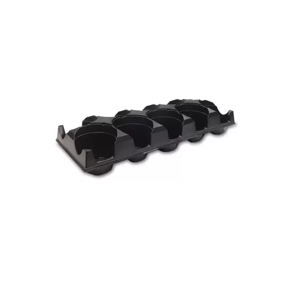 Landmark 04.50 Transport Tray 10 Count Black 75 Per Case 40 Cases Per Pallet
