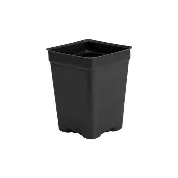 DILLEN DSQVP3PF/D 03.00 SQUARE PF PRESS FIT VAC POT DEEP BLACK 800 PER CASE 54 CASES PER PALLET