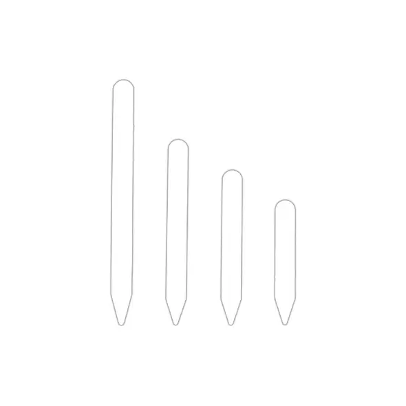DPI 1000/6x5/8" Economy White Plastic Labels