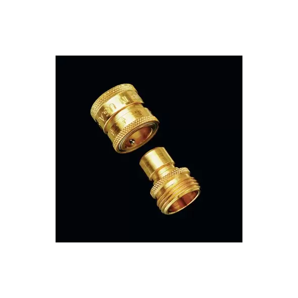 Dramm 740C Brass Quick Connect M/F Full Flow 25/CS