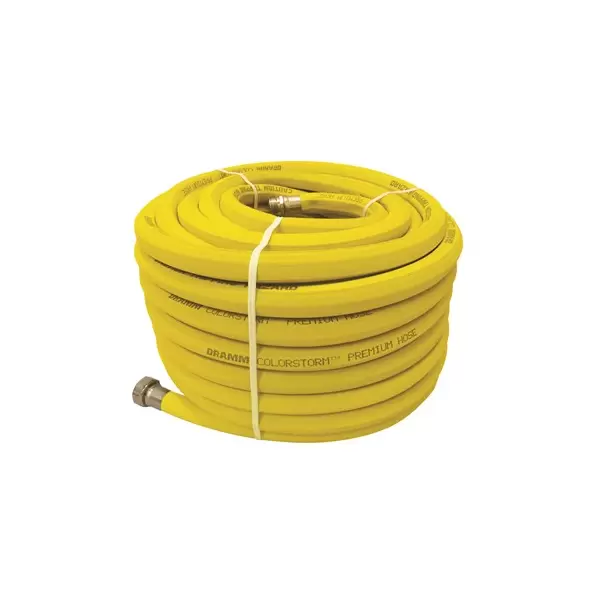 Dramm 5/8"x100' Premium Colorstorm Rubber Hose Yellow