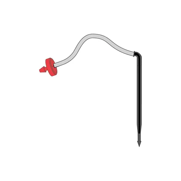 NET .5GPH 30IN PCNL ANGLE BARB ASSEMBLY