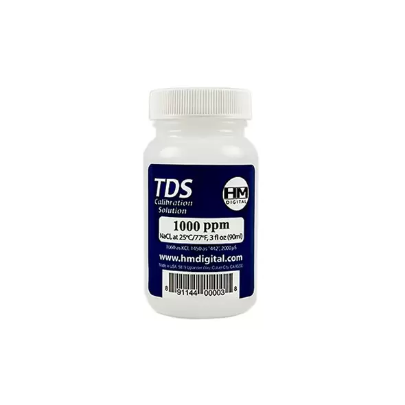 DIL HM Solution Calibration TDS 1000PPM NaCl 3oz 89ml