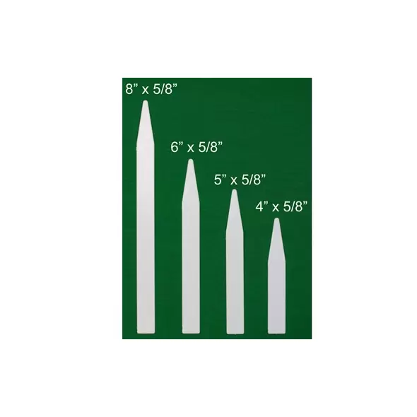 DPI 1000/4" Molded Plastic Labels White